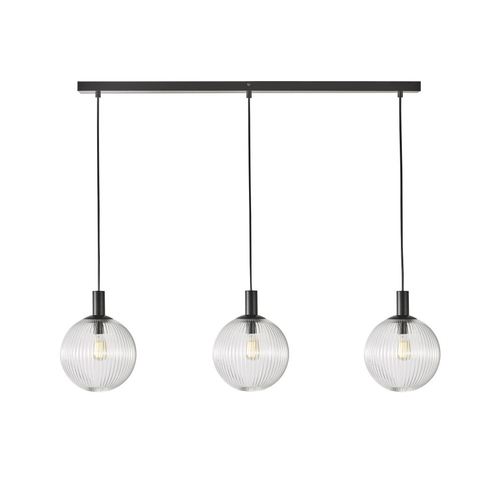 Oriel LEGARNO - 3 Light Clear Glass Pendant-Oriel Lighting-Ozlighting.com.au