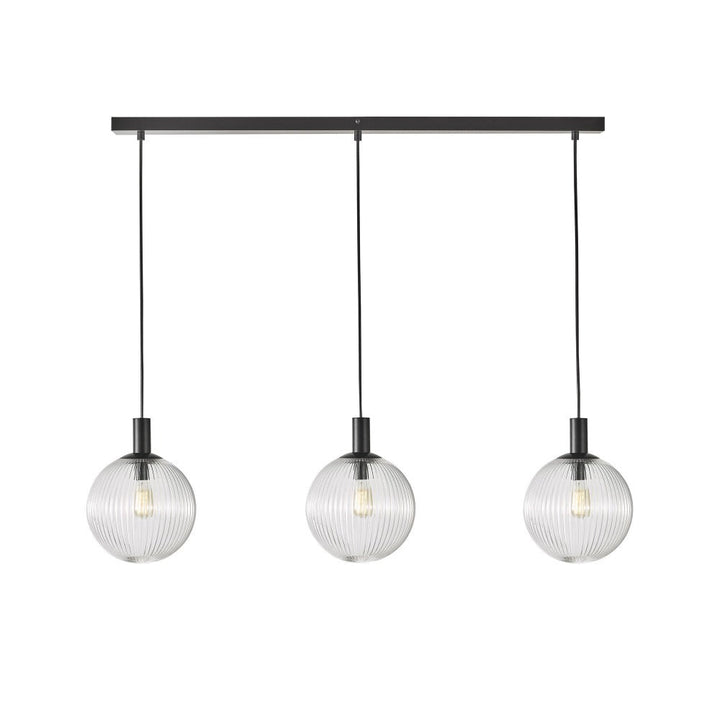 Oriel LEGARNO - 3 Light Clear Glass Pendant-Oriel Lighting-Ozlighting.com.au