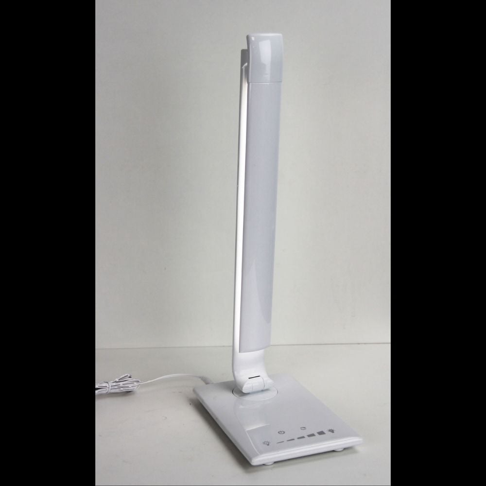 Oriel LUKE - 9W Touch Dimming LED Colour Selectable Desk Lamp with USB Port-Oriel Lighting-Ozlighting.com.au