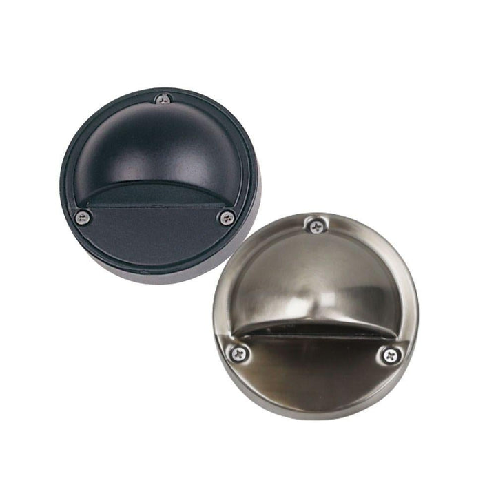 Oriel LUNA - G4 12V DC Exterior Surface Mount Eyelid Step Light IP44 - DRIVER REQUIRED-Oriel Lighting-Ozlighting.com.au