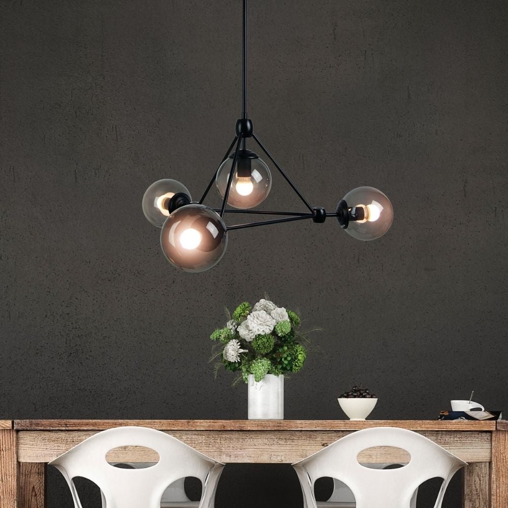 Oriel LUNAR - 4 Light Satellite Inspired Pendant-Oriel Lighting-Ozlighting.com.au