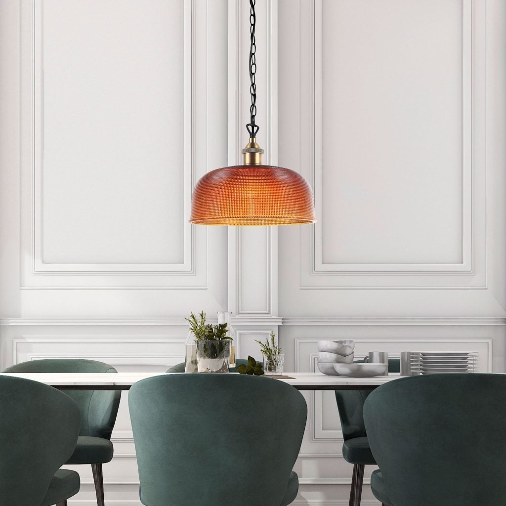 Oriel MAISON - 1 Light Retro Glass Pendant-Oriel Lighting-Ozlighting.com.au