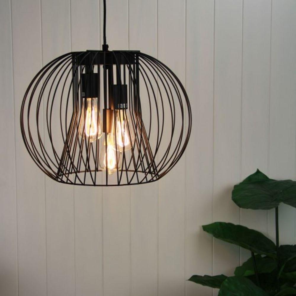 Oriel MALO - 3 Light Wire Pendant-Oriel Lighting-Ozlighting.com.au