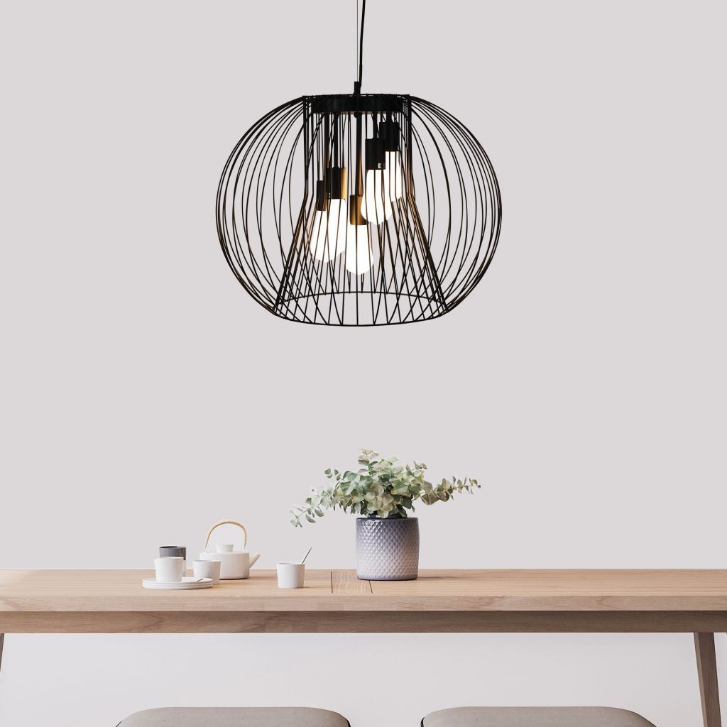 Oriel MALO - 5 Light Wire Pendant-Oriel Lighting-Ozlighting.com.au