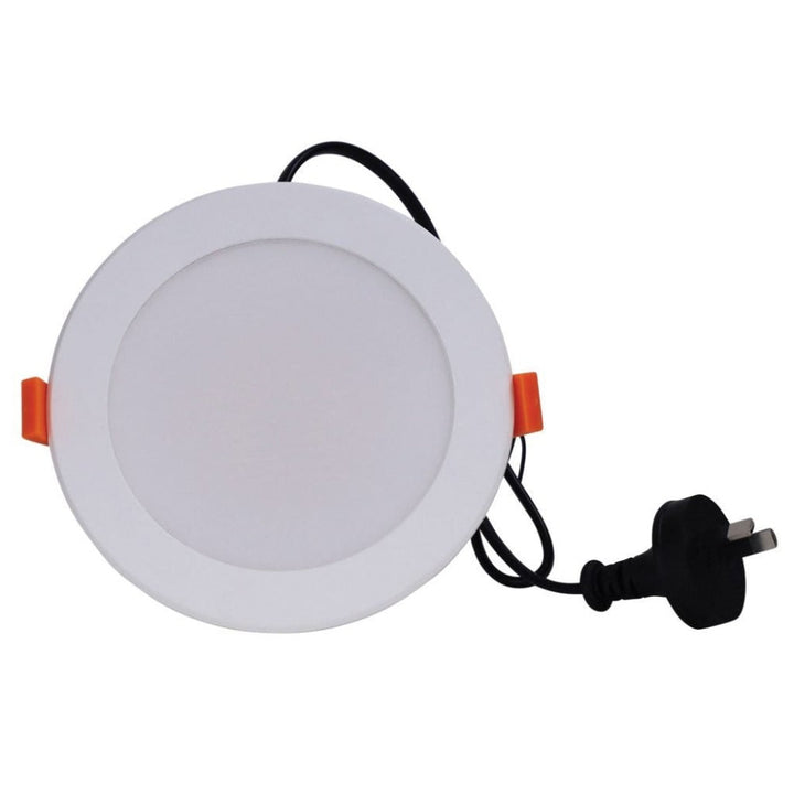 Oriel MARS - 10W/15W LED Tri-Colour Dimmable Flat Face PC Downlight IP44-Oriel Lighting-Ozlighting.com.au