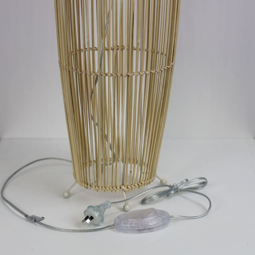 Oriel MATRAM - Rattan Floor Lamp-Oriel Lighting-Ozlighting.com.au