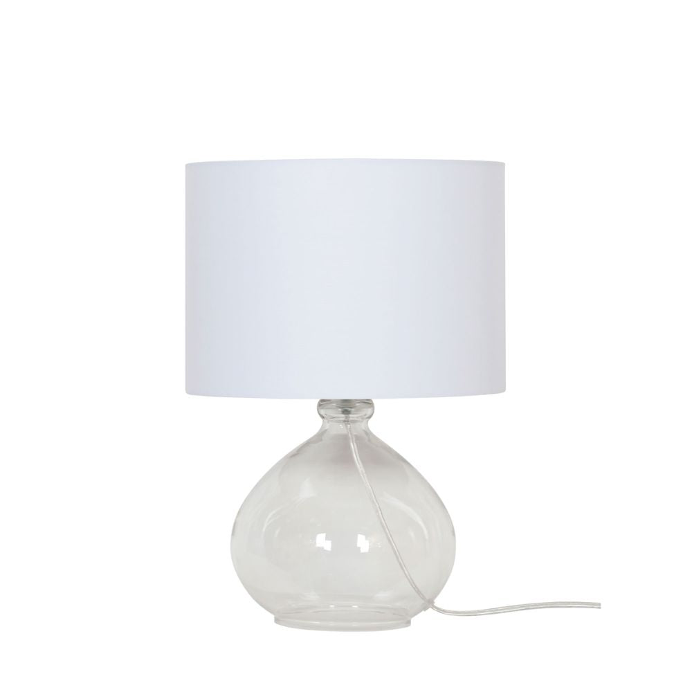 Oriel MELFI - Clear Glass Table Lamp-Oriel Lighting-Ozlighting.com.au