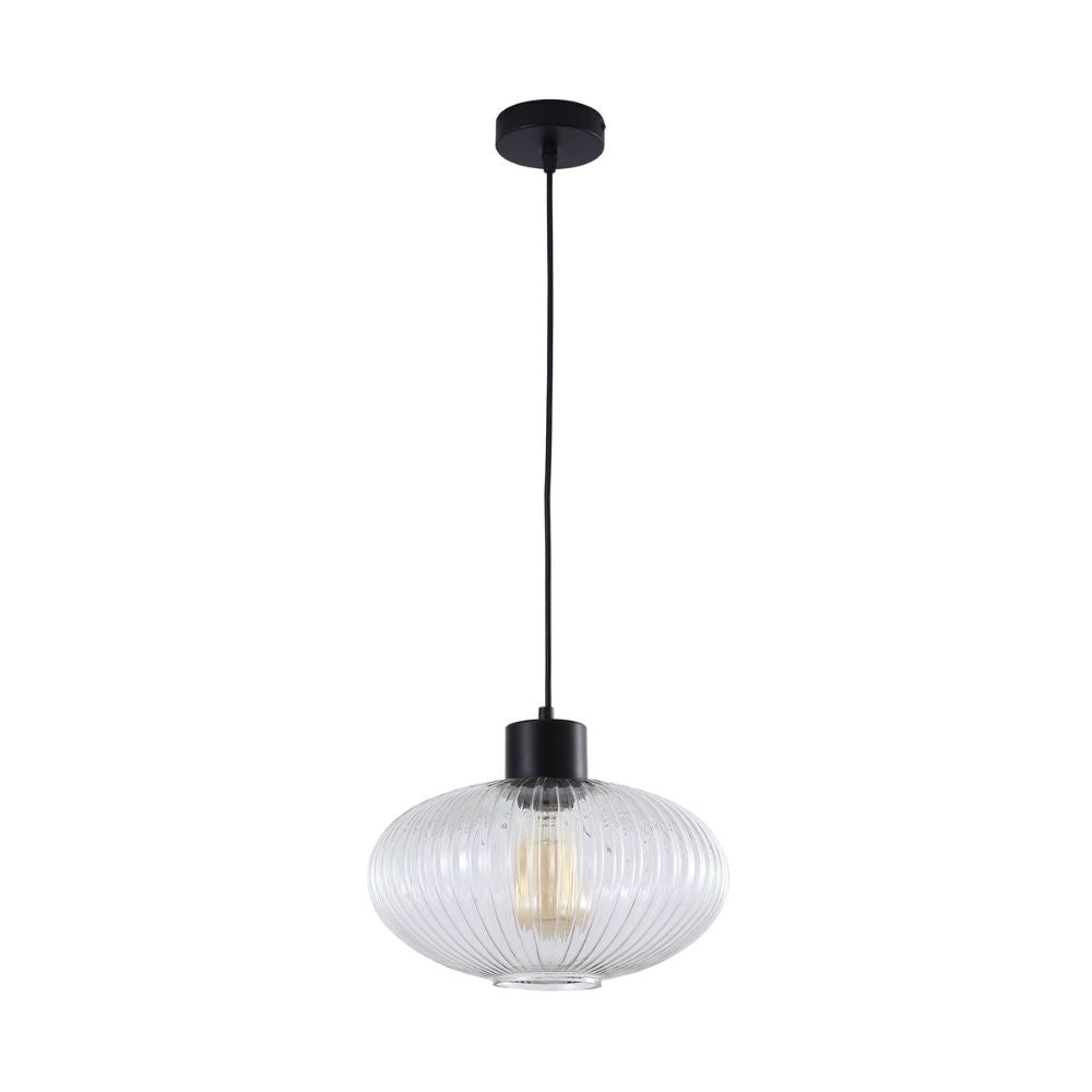 Oriel MILLER - 1 Light Single Glass Pendant Light-Oriel Lighting-Ozlighting.com.au