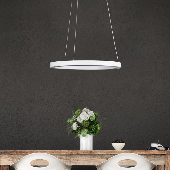 Oriel NEBULA - Modern 18W/24W LED Dimmable Halo Pendant - 4000K-Oriel Lighting-Ozlighting.com.au