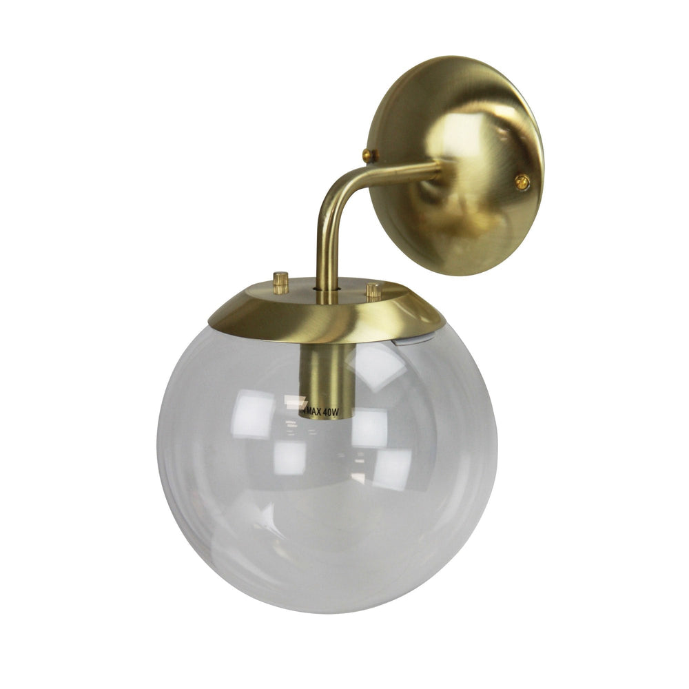 Oriel NEWTON - 1 Light Glass Interior Wall Light-Oriel Lighting-Ozlighting.com.au