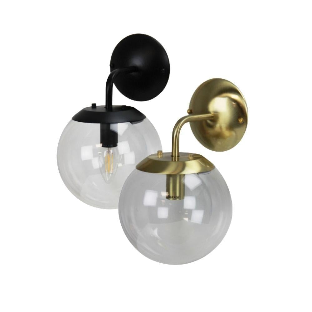 Oriel NEWTON - 1 Light Glass Interior Wall Light-Oriel Lighting-Ozlighting.com.au