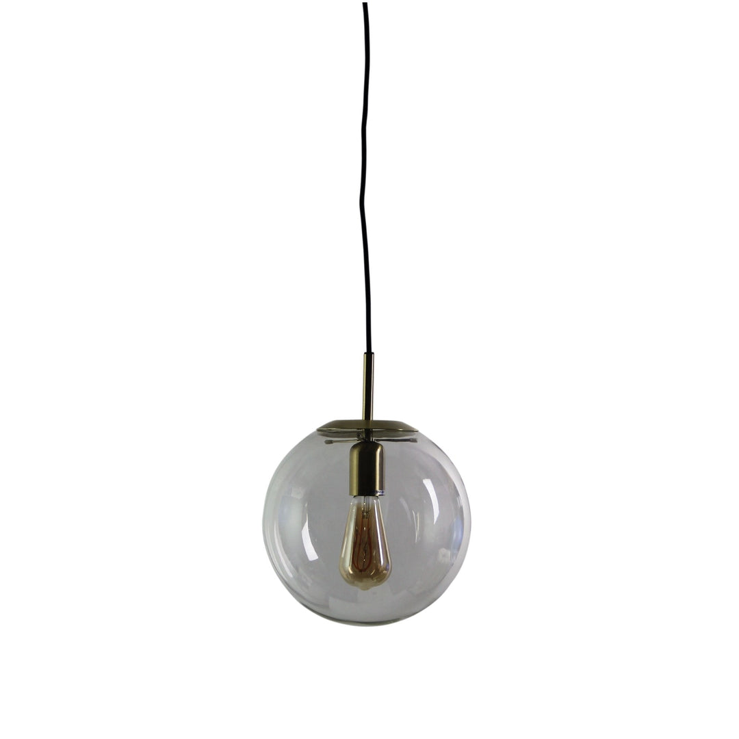 Oriel NEWTON - 250/300/400mm 1 Light Clear Glass Pendant-Oriel Lighting-Ozlighting.com.au