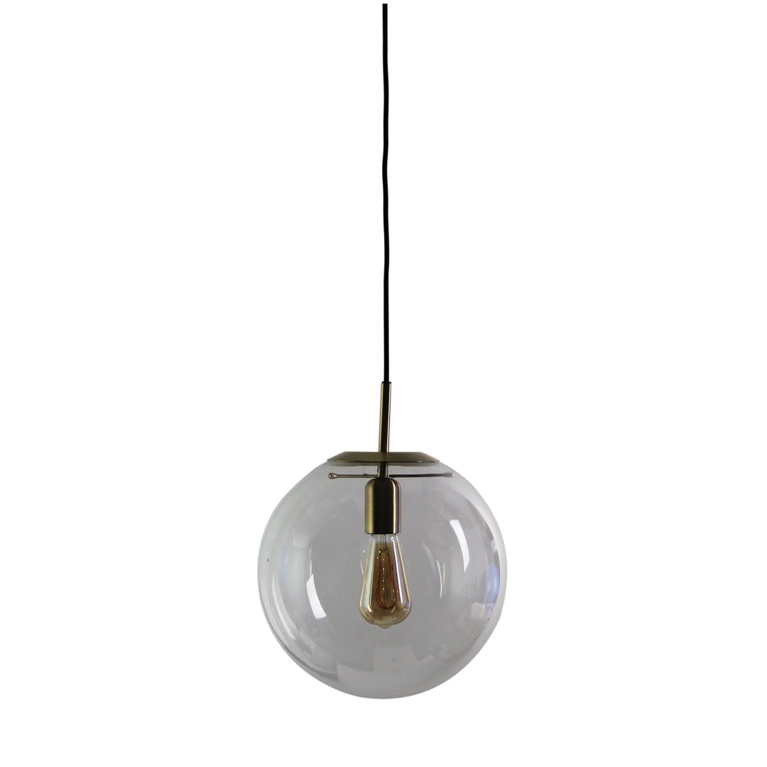 Oriel NEWTON - 250/300/400mm 1 Light Clear Glass Pendant-Oriel Lighting-Ozlighting.com.au