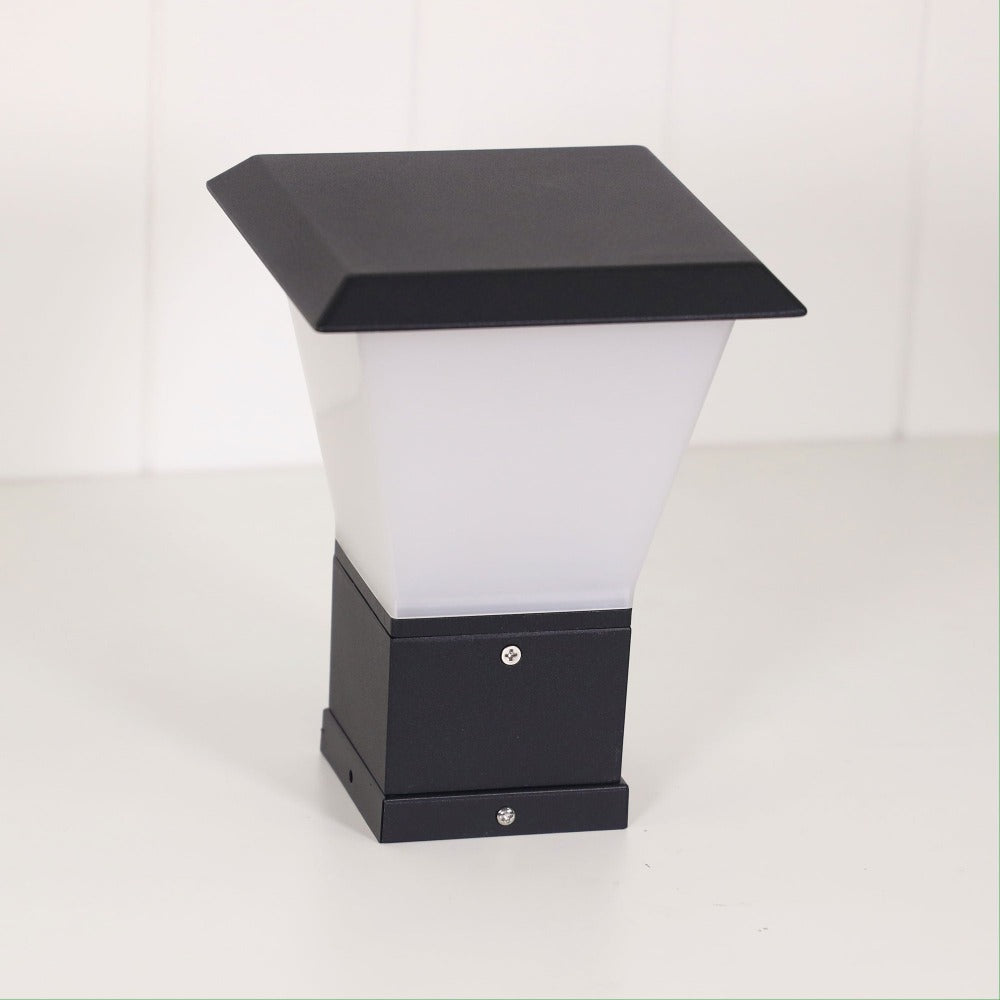 Oriel OBLIK - Pillar Mount Metal & PVC Outdoor Light-Oriel Lighting-Ozlighting.com.au