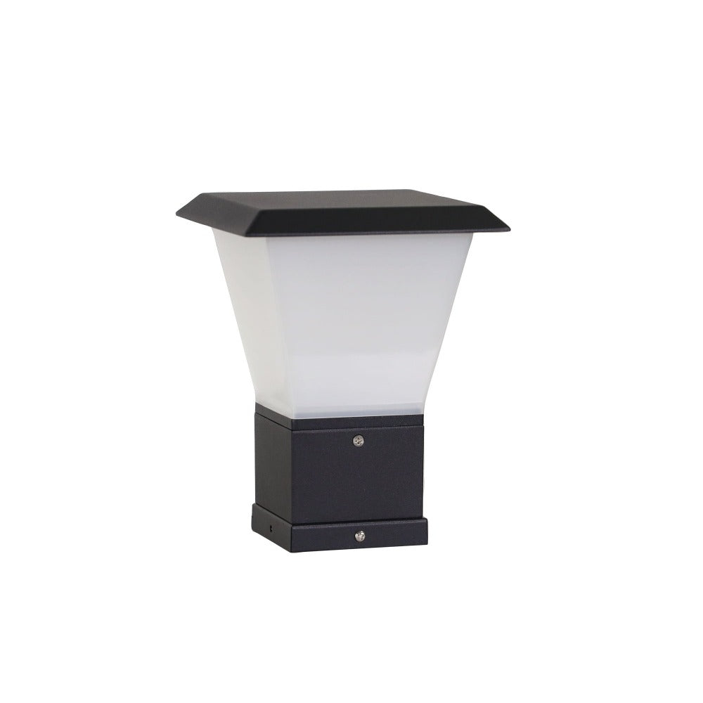 Oriel OBLIK - Pillar Mount Metal & PVC Outdoor Light-Oriel Lighting-Ozlighting.com.au