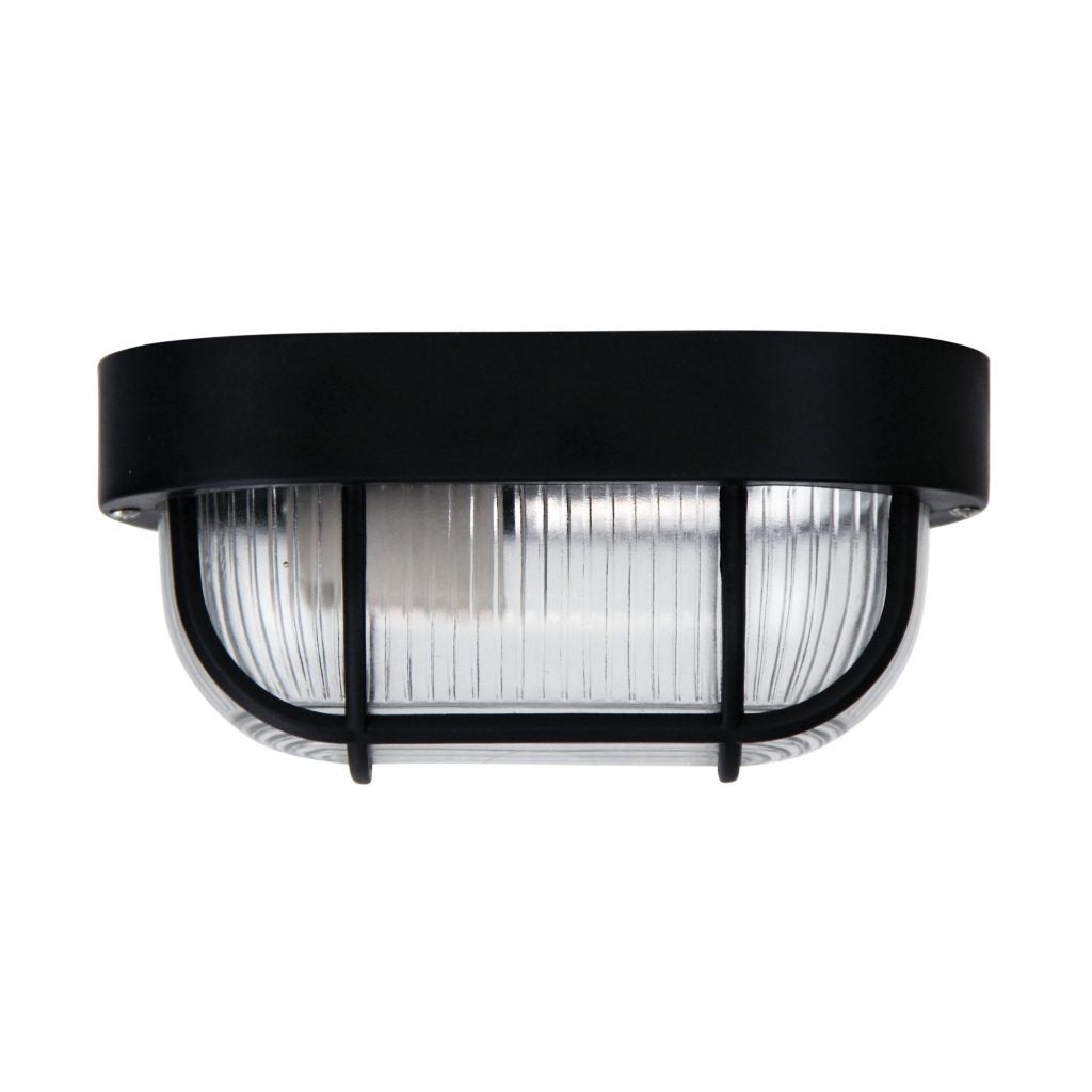 Oriel OSMO - Oval Acrylic Outdoor Exterior Bulkhead Bunker Light IP44-Oriel Lighting-Ozlighting.com.au