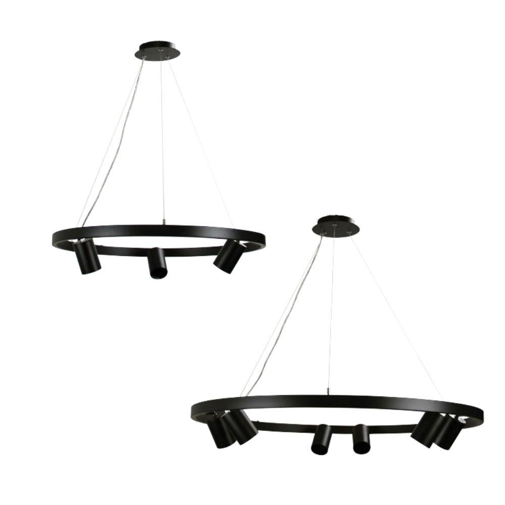 Oriel PANO - 3/6 Light Adjustable Spot Pendant Light-Oriel Lighting-Ozlighting.com.au