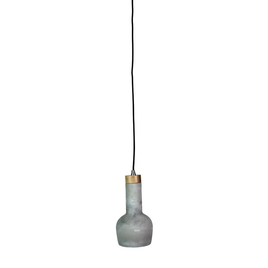 Oriel PANTO 2 - 1 Light Concrete-Finished Urban Pendant-Oriel Lighting-Ozlighting.com.au