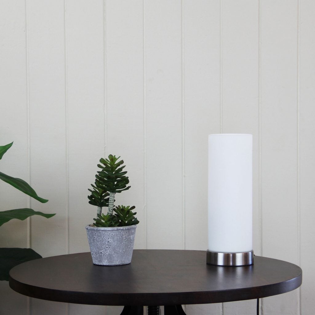 Oriel PEPE - Round/Square Touch Table Lamp-Oriel Lighting-Ozlighting.com.au