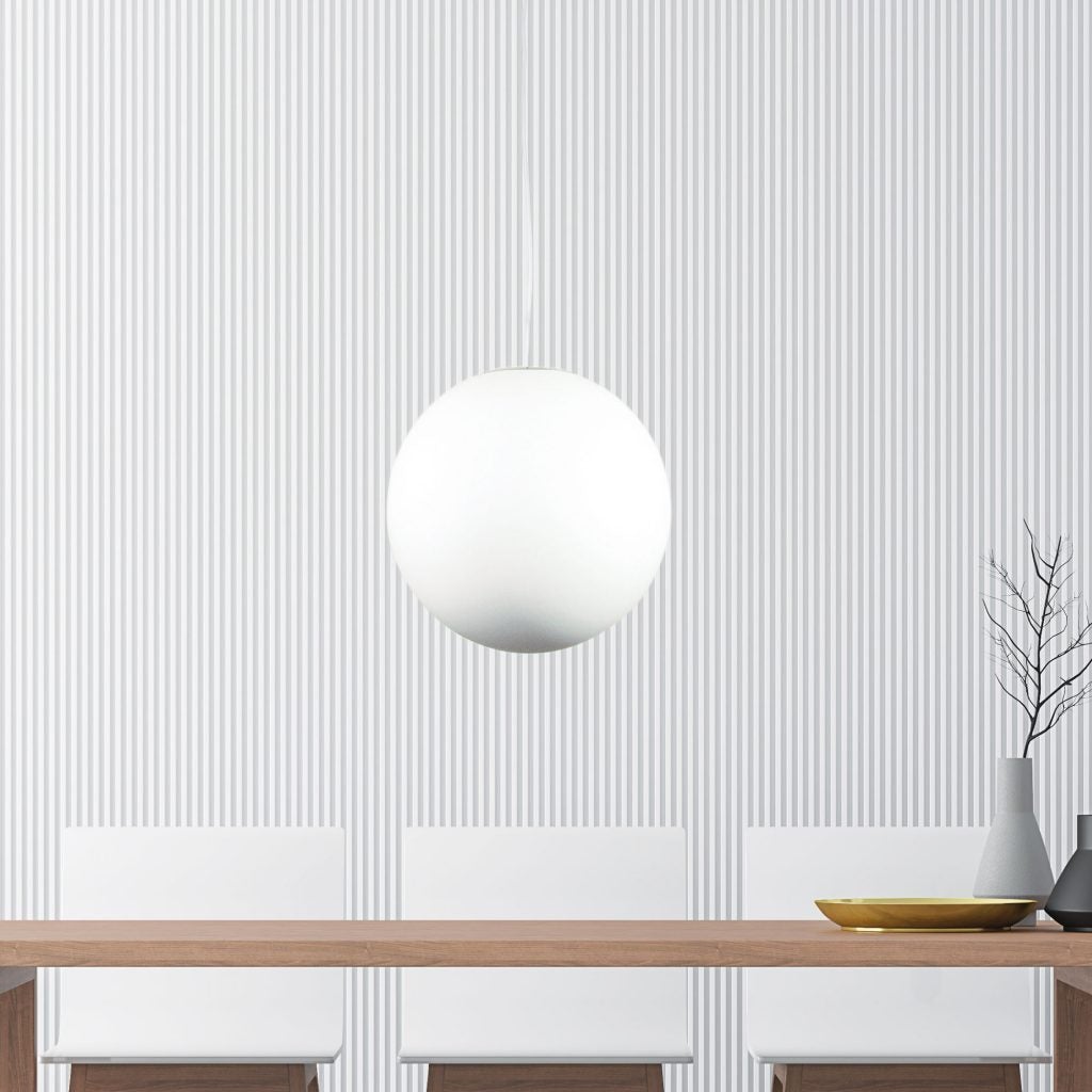 Oriel PHASE - 1 Light 300/400/500mm Acrylic Sphere Pendant-Oriel Lighting-Ozlighting.com.au