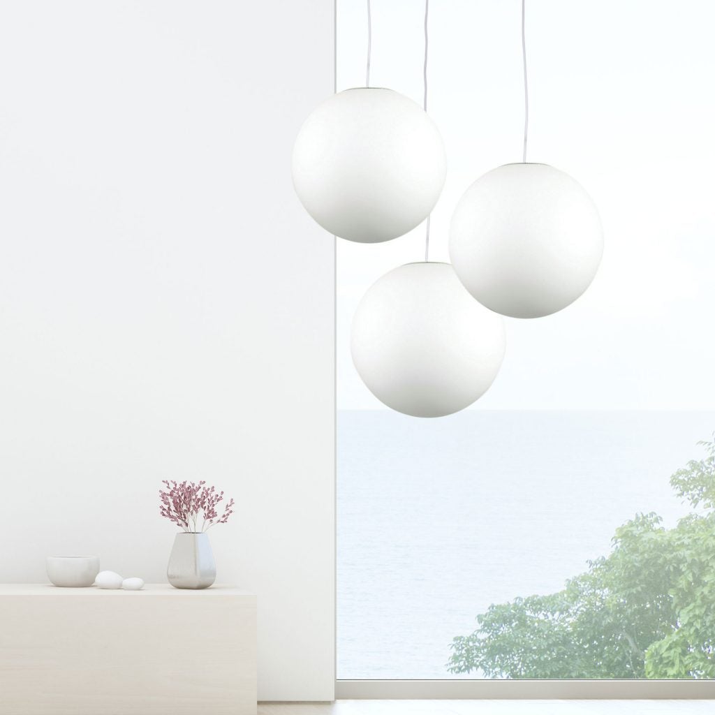 Oriel PHASE - 1 Light 300/400/500mm Acrylic Sphere Pendant-Oriel Lighting-Ozlighting.com.au