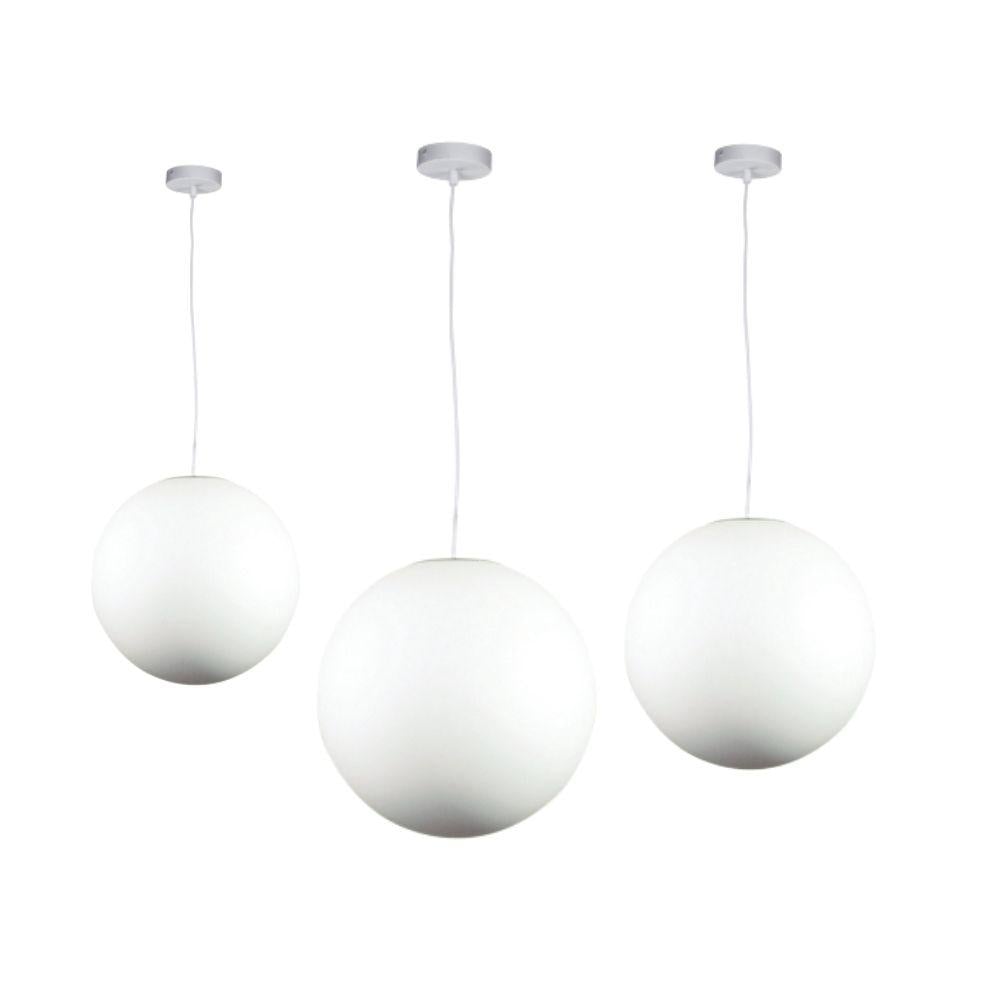 Oriel PHASE - 1 Light 300/400/500mm Acrylic Sphere Pendant-Oriel Lighting-Ozlighting.com.au