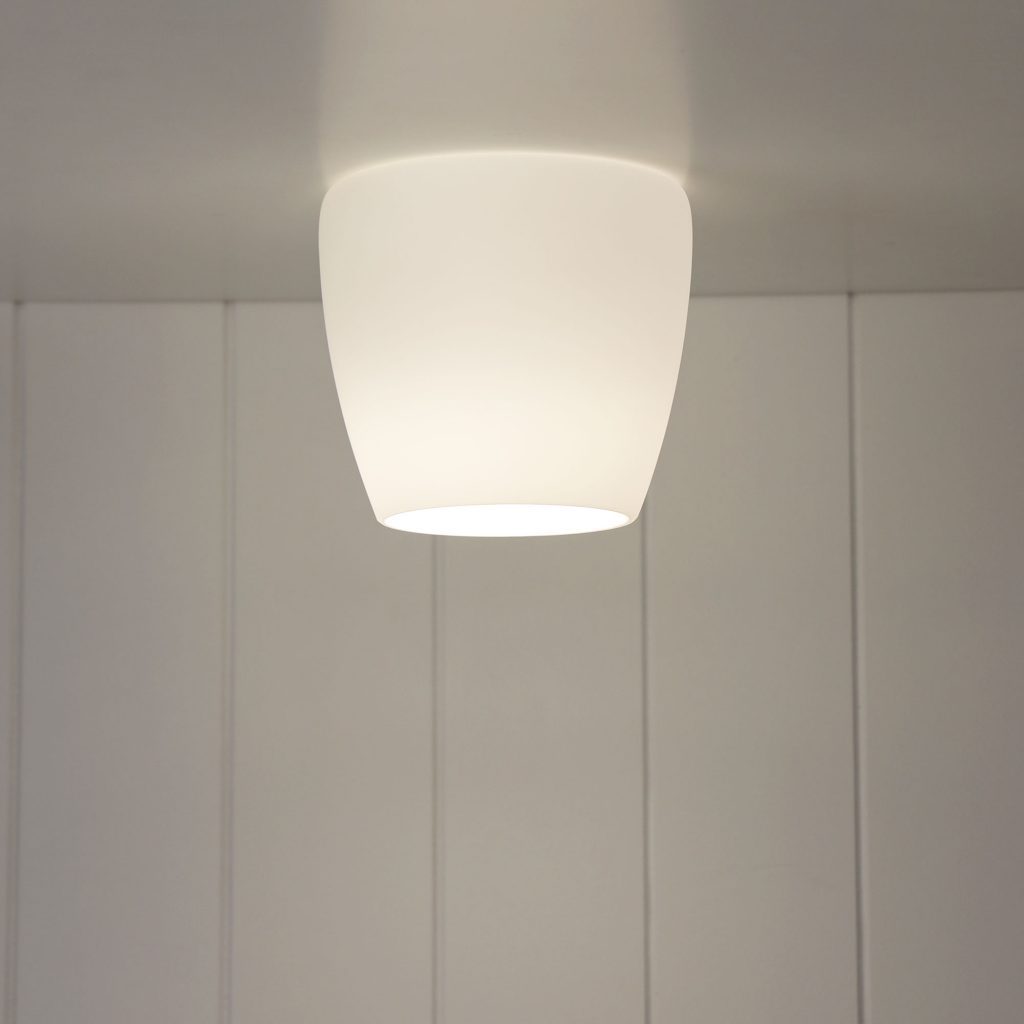 Oriel PHIL - DIY Batten Fix Holder Cover Opal Matt Glass Ceiling Light Shade Only-Oriel Lighting-Ozlighting.com.au