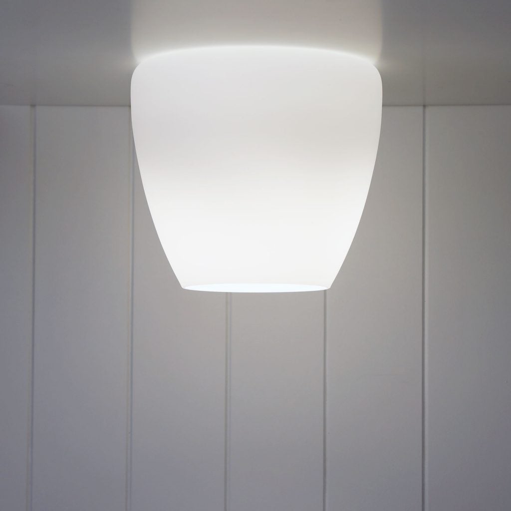 Oriel PHIL - DIY Batten Fix Holder Cover Opal Matt Glass Ceiling Light Shade Only-Oriel Lighting-Ozlighting.com.au