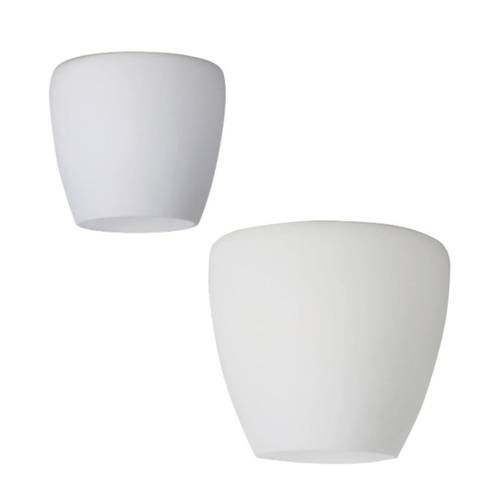 Oriel PHIL - DIY Batten Fix Holder Cover Opal Matt Glass Ceiling Light Shade Only-Oriel Lighting-Ozlighting.com.au