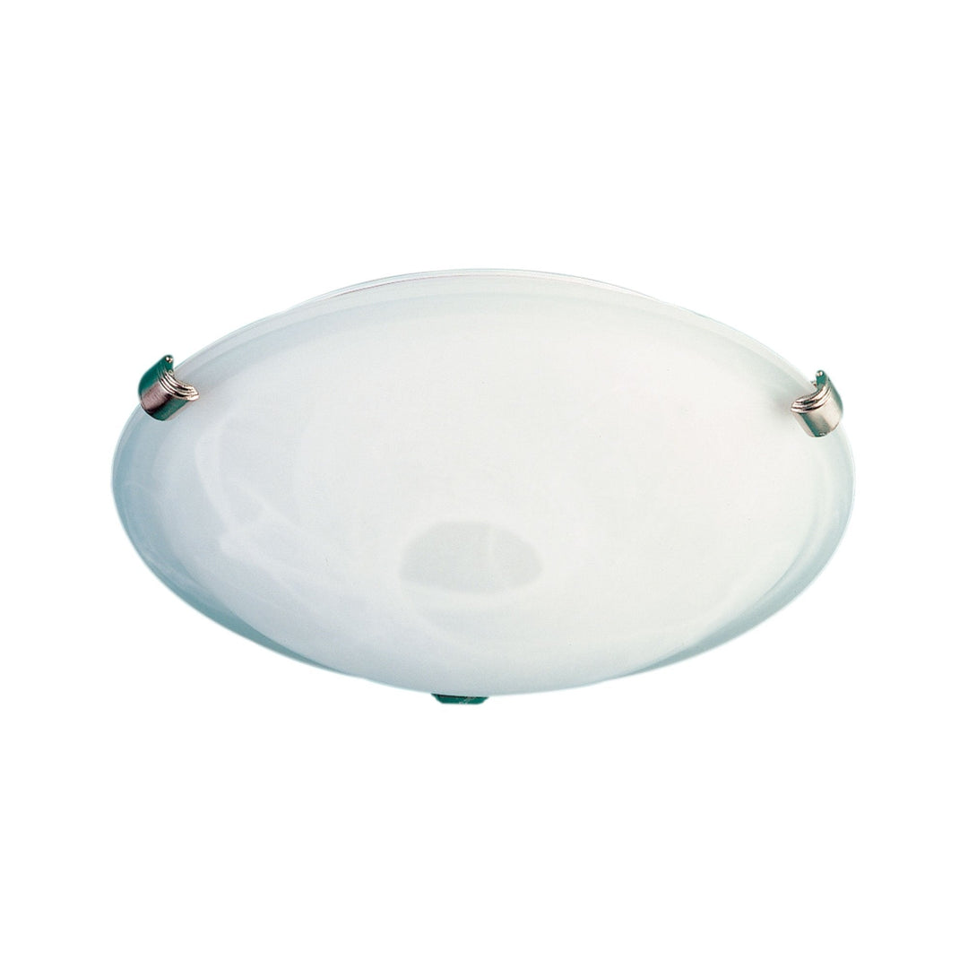 Oriel REMO-30 - 1 Light 30cm Alabaster Glass Oyster Ceiling Light-Oriel Lighting-Ozlighting.com.au