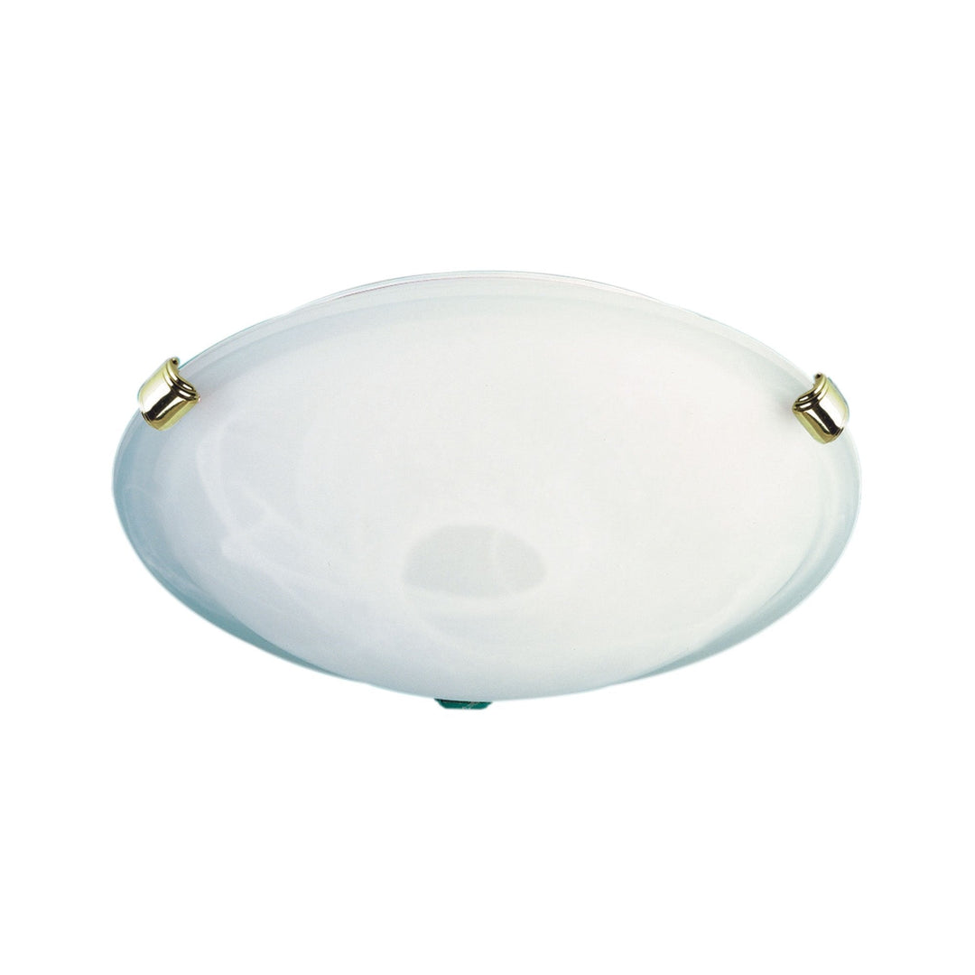 Oriel REMO-30 - 1 Light 30cm Alabaster Glass Oyster Ceiling Light-Oriel Lighting-Ozlighting.com.au