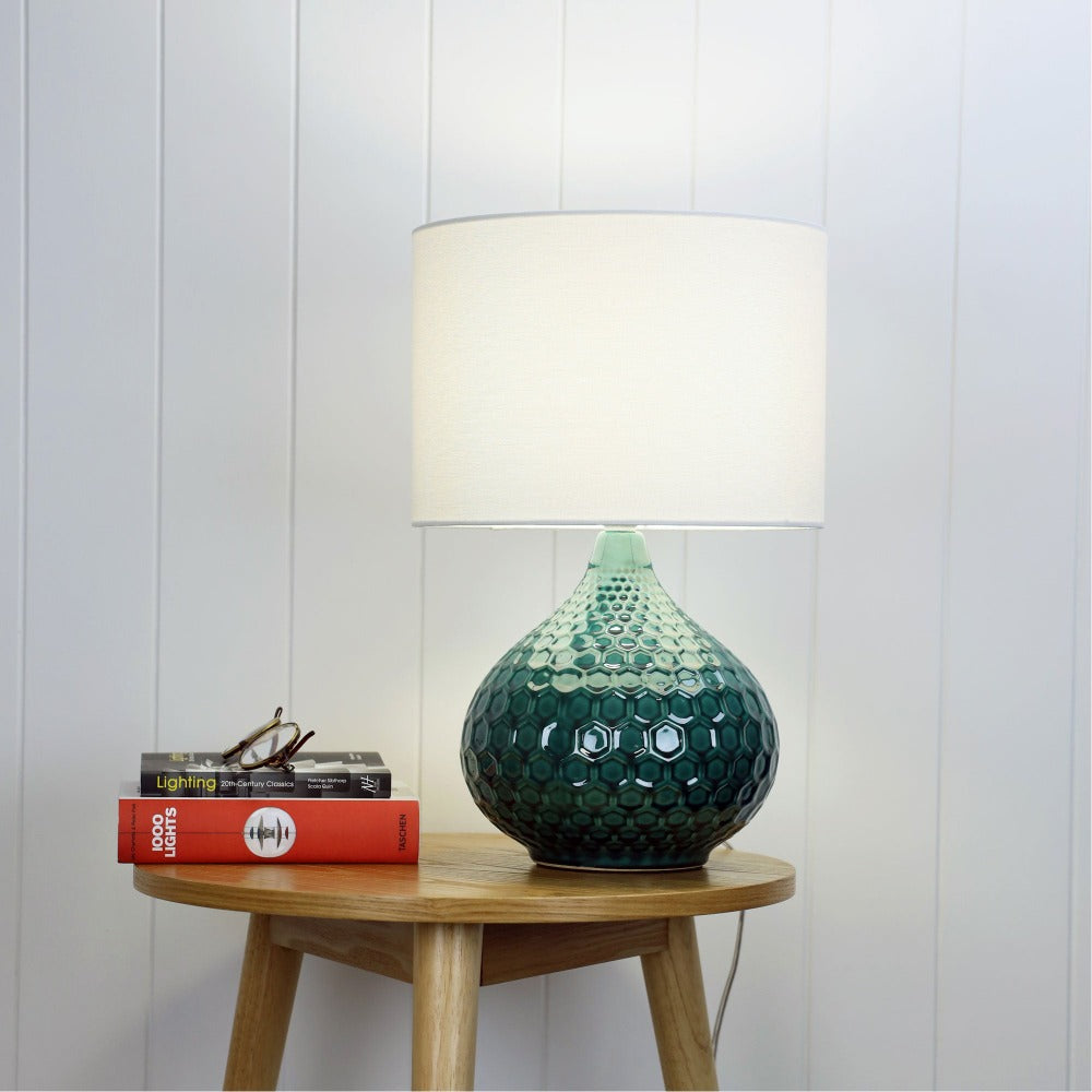 Oriel RIDLEY - Ceramic Table Lamp-Oriel Lighting-Ozlighting.com.au