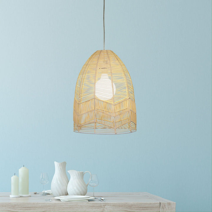 Oriel SERANG - Rattan Cane Pendant Shade Only-Oriel Lighting-Ozlighting.com.au