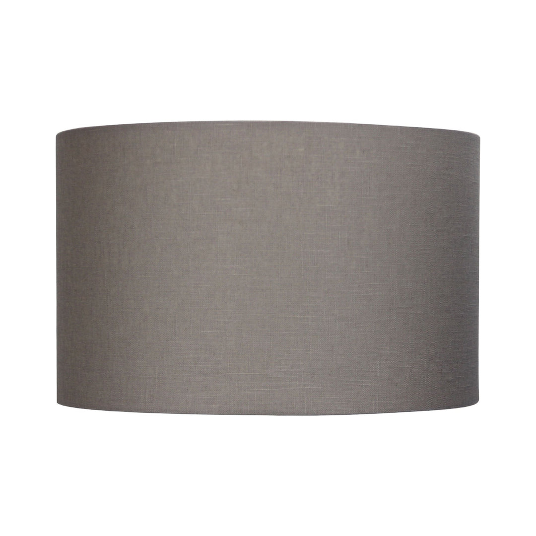 Oriel SHADE - Neutral Textured Drum Shade Only - TABLE LAMP BASE/SUSPENSION REQUIRED-Oriel Lighting-Ozlighting.com.au