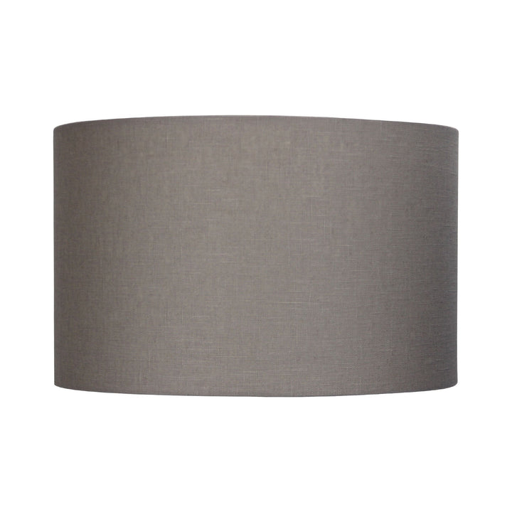 Oriel SHADE - Neutral Textured Drum Shade Only - TABLE LAMP BASE/SUSPENSION REQUIRED-Oriel Lighting-Ozlighting.com.au