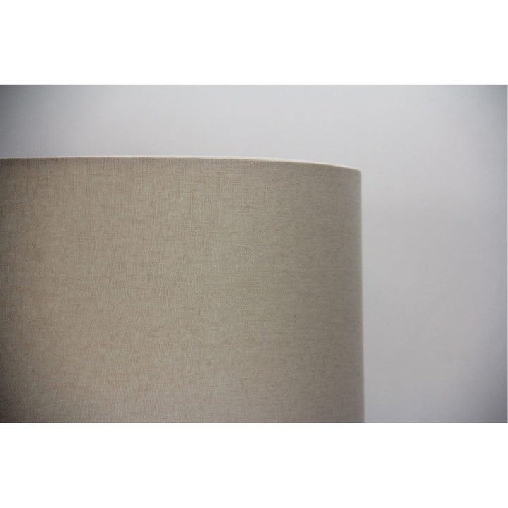 Oriel SHADE - Neutral Textured Drum Shade Only - TABLE LAMP BASE/SUSPENSION REQUIRED-Oriel Lighting-Ozlighting.com.au