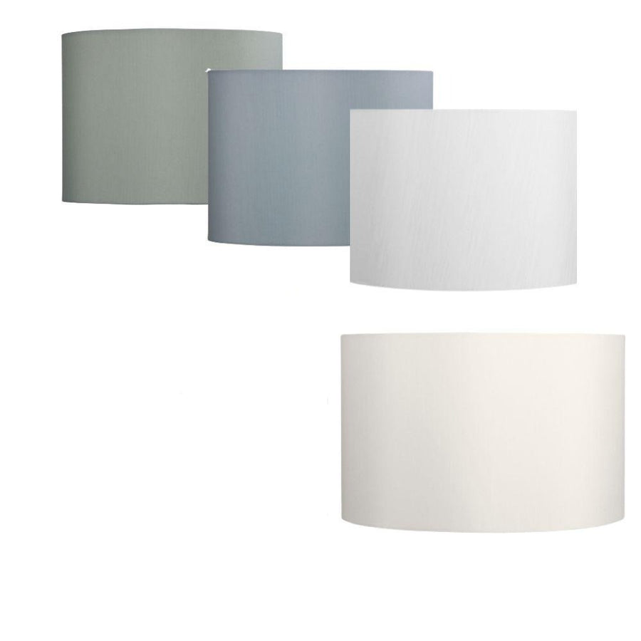 Oriel SHADE - Shantung Drum Shade Only - TABLE LAMP BASE/SUSPENSION REQUIRED-Oriel Lighting-Ozlighting.com.au