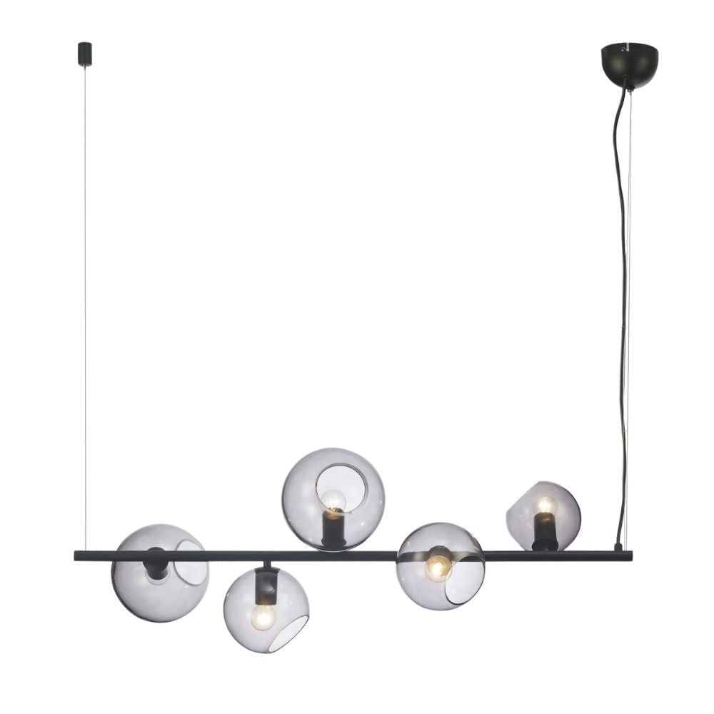 Oriel SINUS - 5 Light Vertical / Horizontal Bar Pendant-Oriel Lighting-Ozlighting.com.au