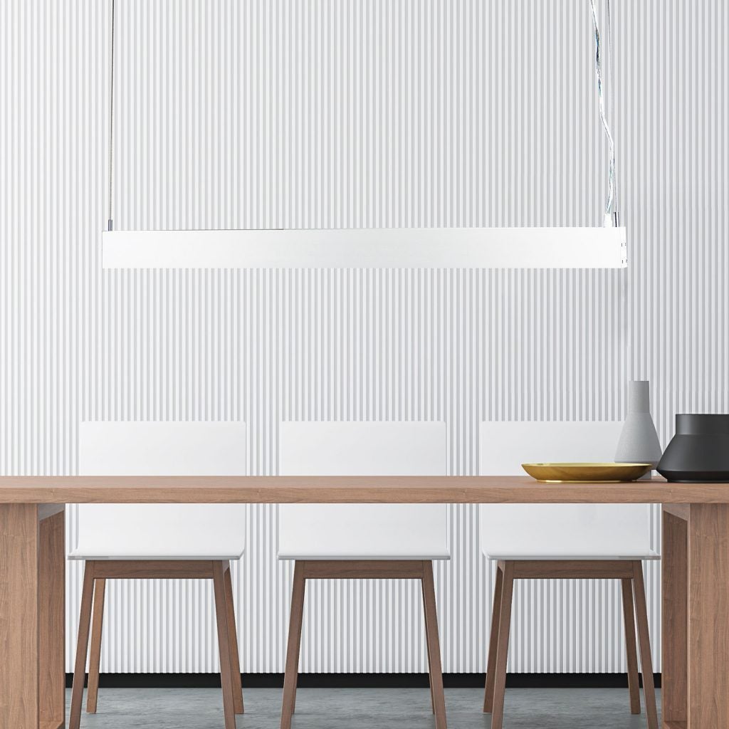 Oriel SLATE - 58W 1200mm Up/Down LED Linear Pendant - 4000K-Oriel Lighting-Ozlighting.com.au