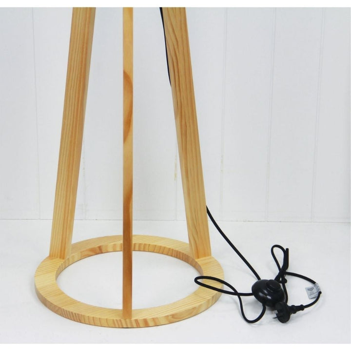 Oriel STABB - Timber Floor Lamp Base Only-Oriel Lighting-Ozlighting.com.au