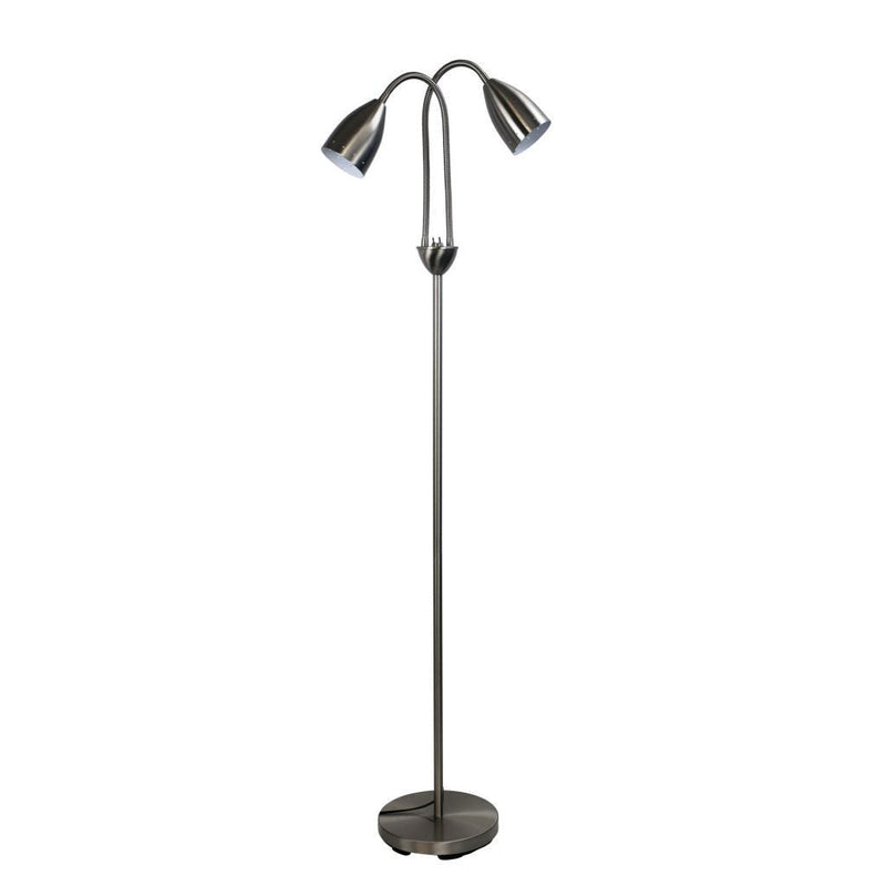 Oriel STAN - Twin Head Floor Lamp-Oriel Lighting-Ozlighting.com.au