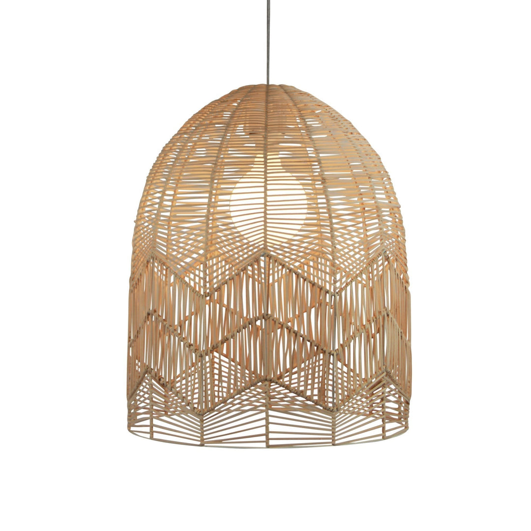 Oriel TANAH - 1 Light Rattan Cane Pendant Shade Only - SUSPENSION REQUIRED-Oriel Lighting-Ozlighting.com.au