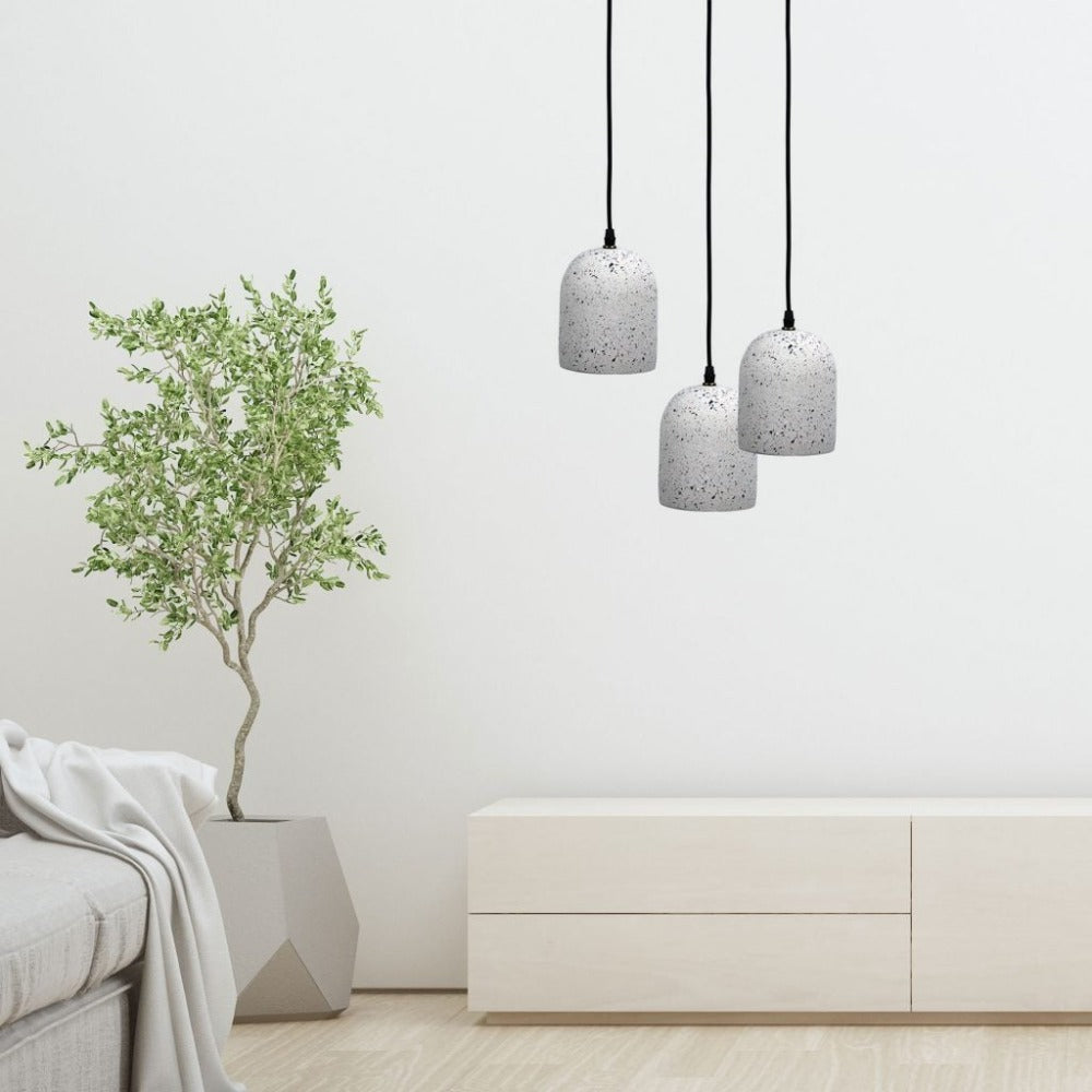 Oriel TERROS - 1 Light Retro Terrazzo Pendant-Oriel Lighting-Ozlighting.com.au