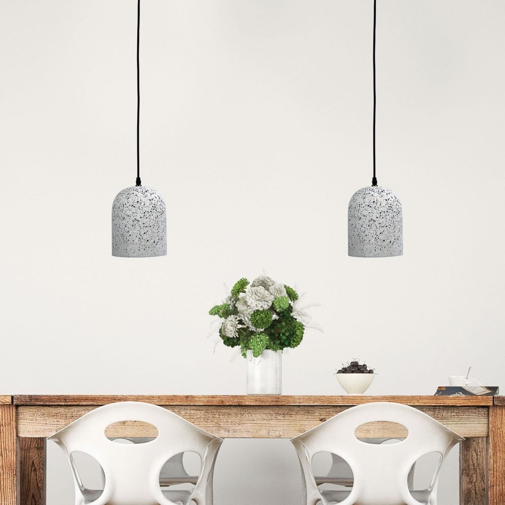 Oriel TERROS - 1 Light Retro Terrazzo Pendant-Oriel Lighting-Ozlighting.com.au