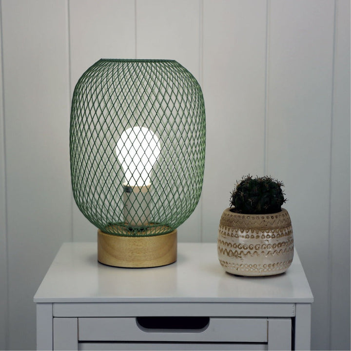 Oriel TILDA - Mesh Table Lamp-Oriel Lighting-Ozlighting.com.au