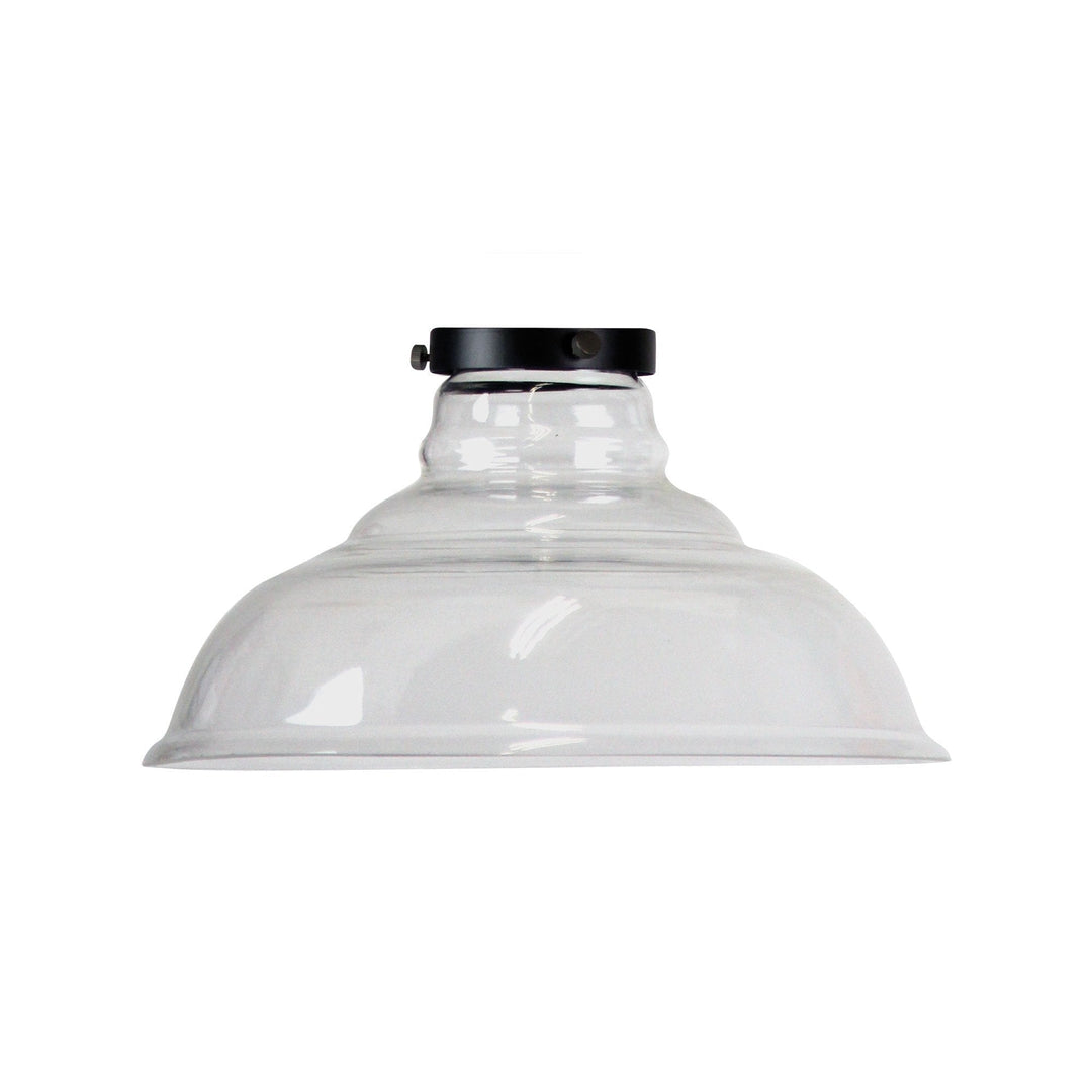 Oriel TOLEDO - Classic Clear/Opal Glass Pendant Light Shade Only - SUSPENSION REQUIRED-Oriel Lighting-Ozlighting.com.au