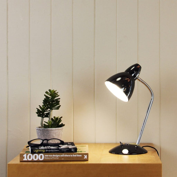 Oriel TRAX - Classic Gooseneck Metal Task Desk And Table Lamp-Oriel Lighting-Ozlighting.com.au