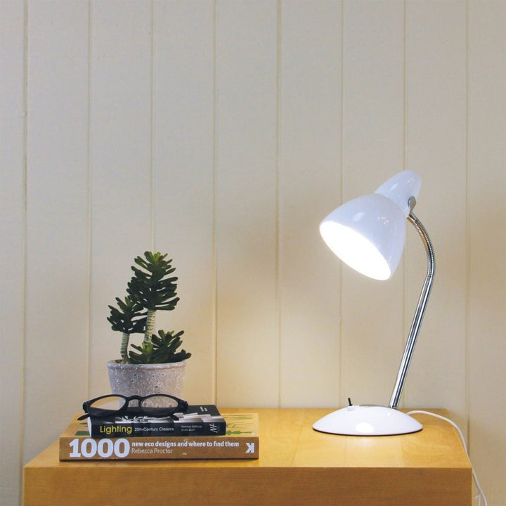 Oriel TRAX - Classic Gooseneck Metal Task Desk And Table Lamp-Oriel Lighting-Ozlighting.com.au