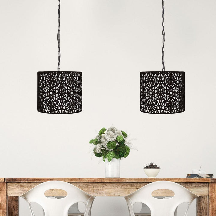 Oriel VICKY - 1 Light Laser Cut Pendant-Oriel Lighting-Ozlighting.com.au