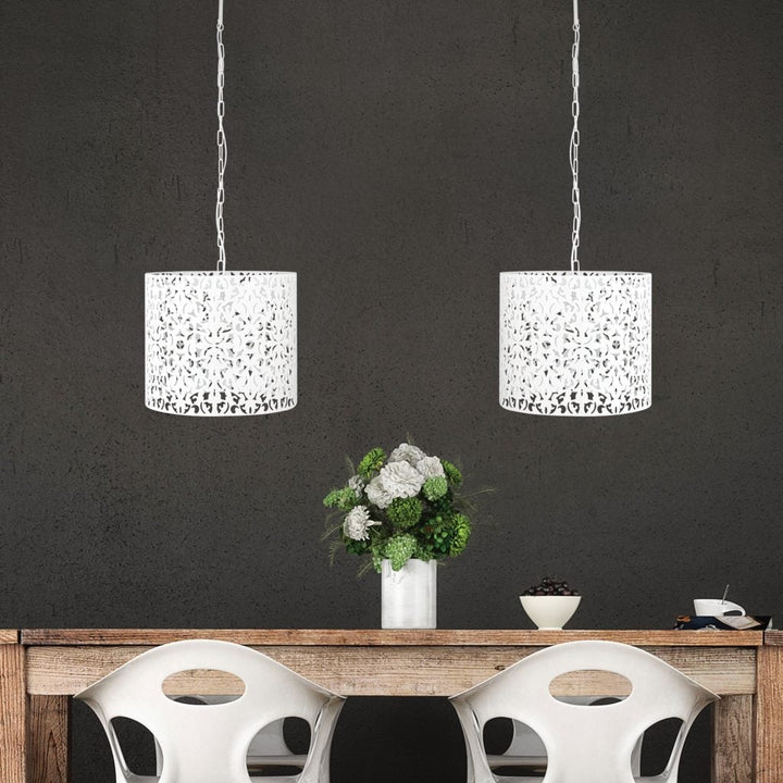 Oriel VICKY - 1 Light Laser Cut Pendant-Oriel Lighting-Ozlighting.com.au